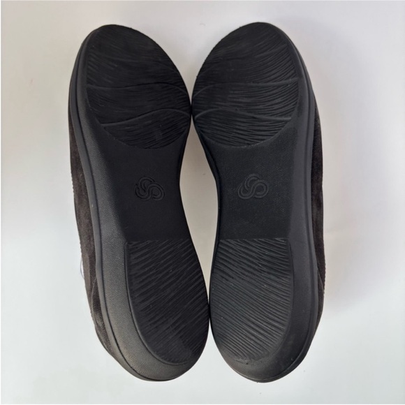 Clarks Cloudsteppers Slip On Shoes Ayla Comfort Work Ballet Flats Black Size 8.5 - Picture 8 of 11